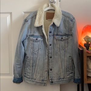 Levi’s Denim Jacket with Sherpa Collar